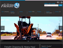 Tablet Screenshot of nmotionfreight.com